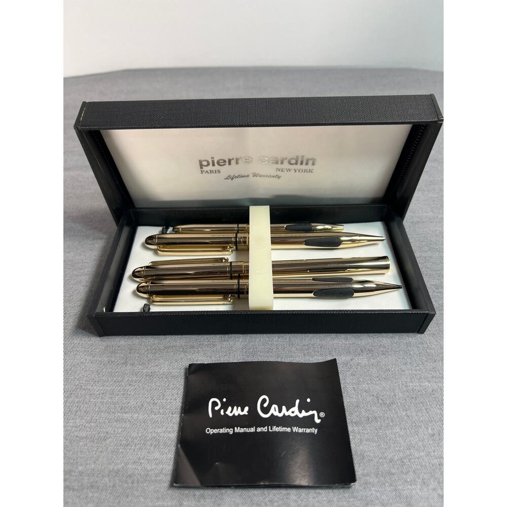 Pierre Cardin of Paris New York Ballpoint Pen Pencil Rollerball and Mini Pen Set